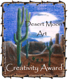 Desert Moon Art Creativity Award